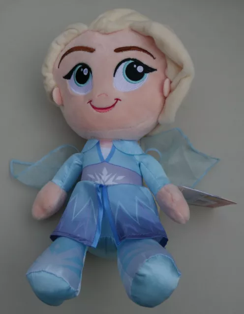 Frozen 2 Genuine Disney Soft toy plush Anna or Elsa  30cm New + Tagged.