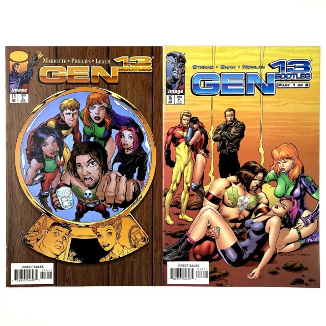 Gen 13 Bootleg 10 Comic Book Lot Image 7 11 12 13 14 15 16 17 18 Annual 1 4