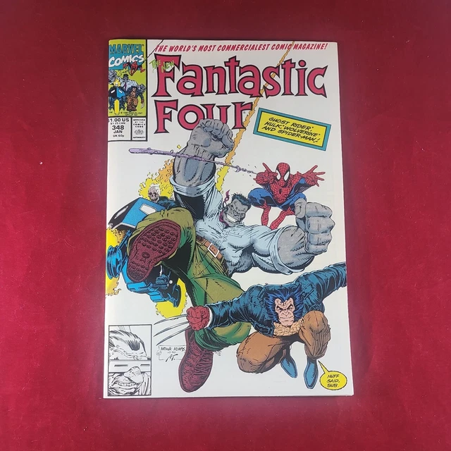 Fantastic Four #348 (1991) Marvel Comics. [Key Cover: 1st Cover Appearance Of...