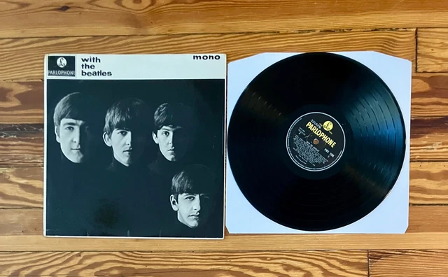 BEATLES WITH THE Beatles UK Y/B Parlophone Mono LP Used with