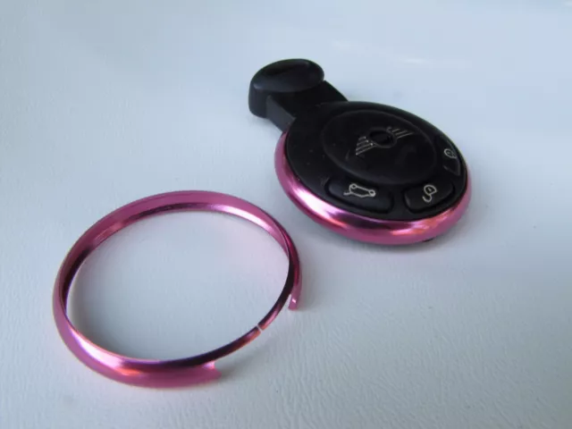 Anillo Para Llave en Color Rosa Apto Mini One Cooper R55 R56 R57 R58 R59 R60 R61