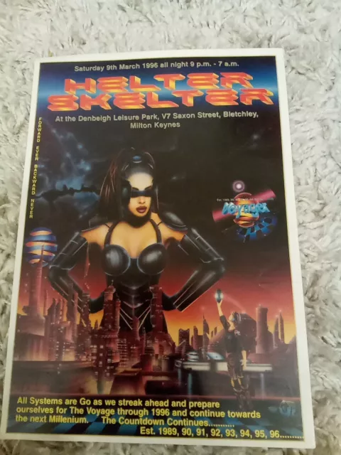 helter skelter Rave Flyer A4 Excellent Condition jungle flyers