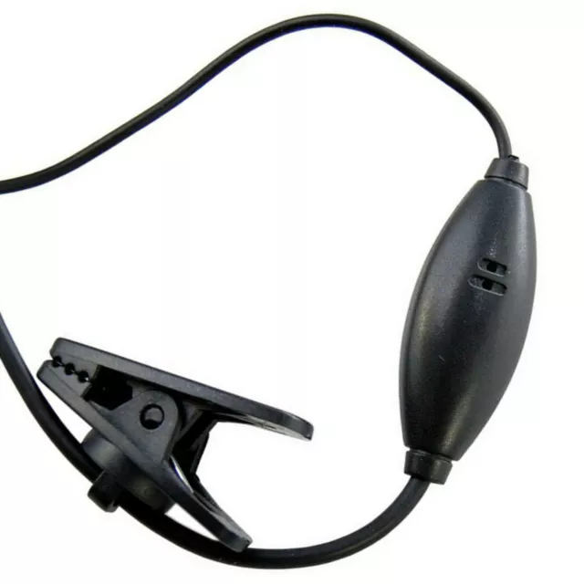 4x HQRP External Ear Loop 2Pin Headset PTT Mic for Motorola Series Radio Devices 2