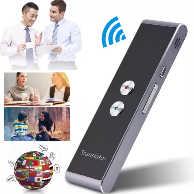 Smart Voice Translator Portable Bluetooth Real Time Voice Language Translator UK