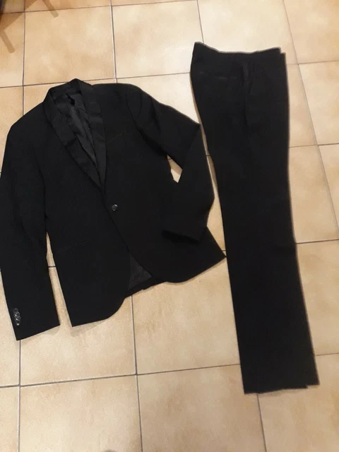 COSTUME BRICE EASY slim veste/pantalon homme 38/40 mariage quasi