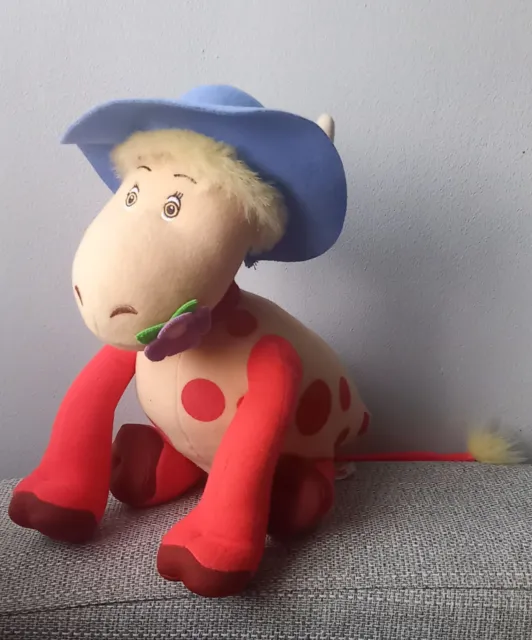 2004 The Magic Roundabout Cow  Ermintrude Talking Soft Toy Teddy Plush