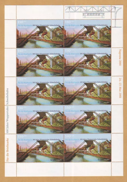 Bund postfrisch** Zehnerbogen MiNr.2171** Typ II