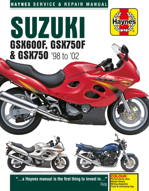 Haynes Workshop Manual For Suzuki GSX 750 FW, FX, FY, F-K1, FK-2 1998-2002