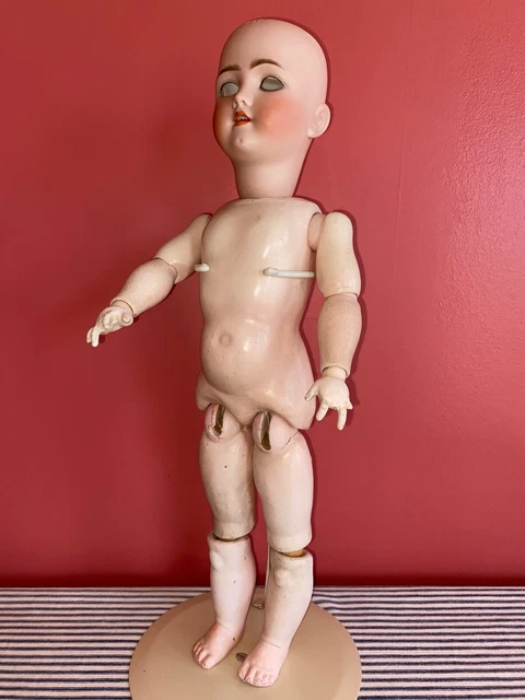 20 1/2" Heinrich Handwerck Simon & Halbig German Bisque Head Doll, Antique
