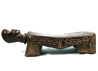 Art African Arts First - Antique Backing Nape Dan - African Headrest - 36 CMS 2
