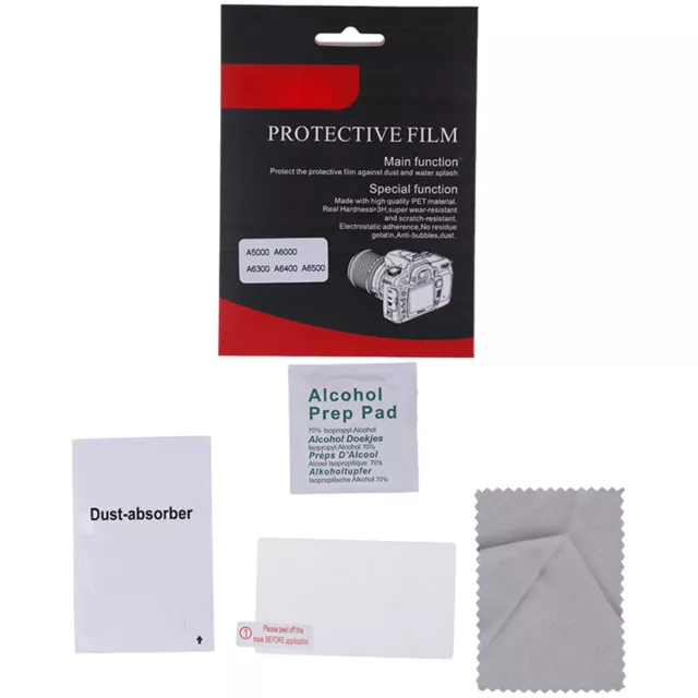 Para Alpha A6000 A6300 A6500 Vidrio Templado LCD Protector Pantalla Cubierta fi ZR