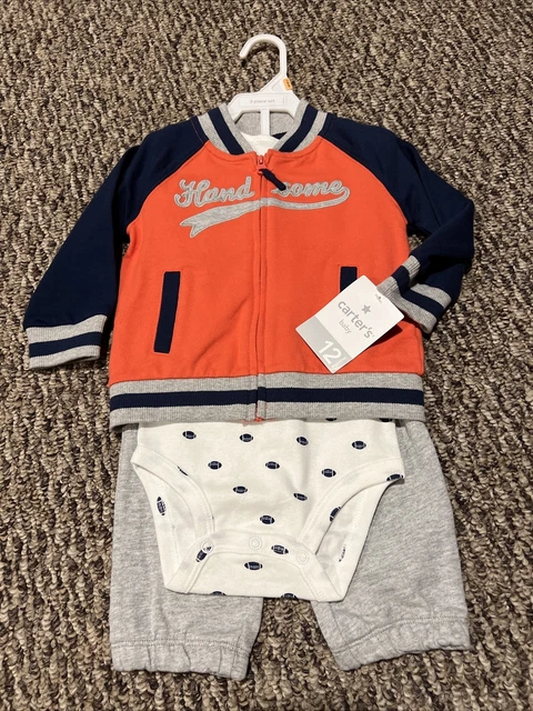 Carters Baby Boys 3 Piece Cardigan Set - Size Varies