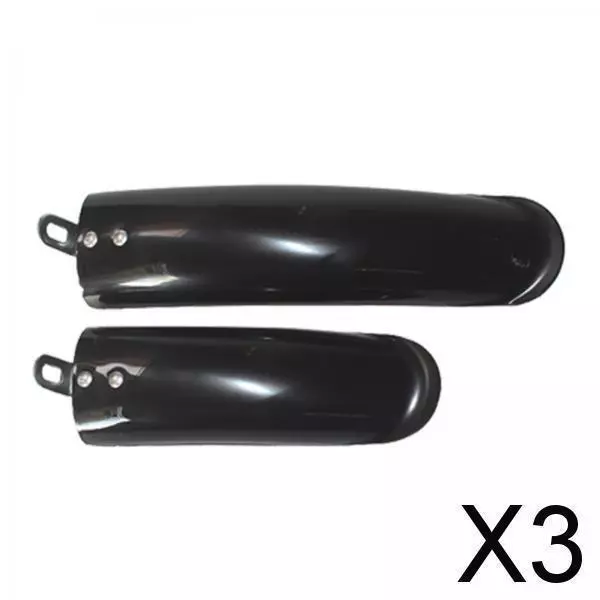 3X 2Pcs Folding Bike Mudguard Mud Guard Front Rear Fenders Cycling Parts