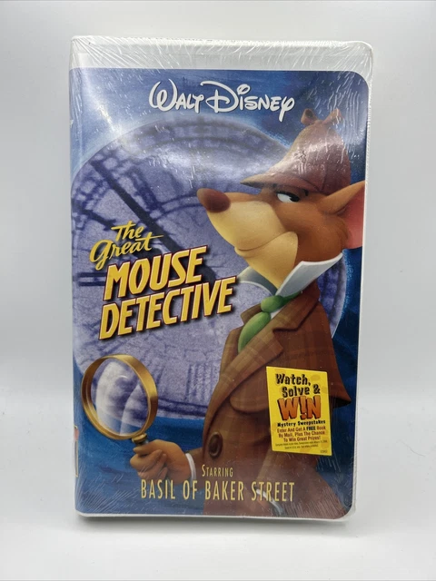 THE ADVENTURES OF the Great Mouse Detective (VHS, 1999) Walt Disney ...