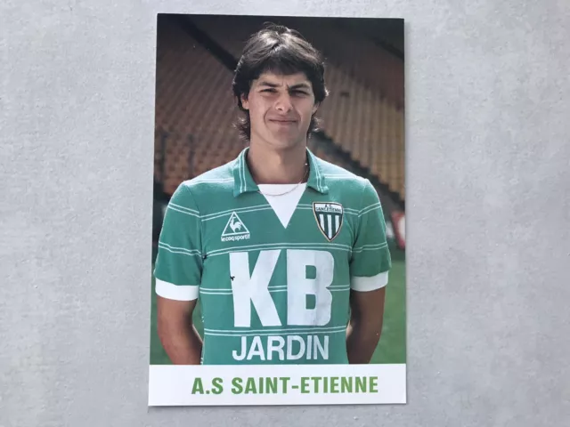 Carte postale CP joueur ASSE Patrice FERRI saison 1983-1984 AS St Etienne