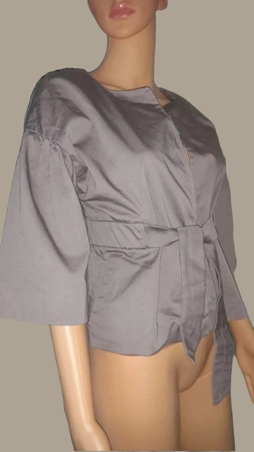 Manteau Tara Jarmon Taille 36 - Imprimé Fleuri Beige - Doublure Laine - Occasion Très Bon état