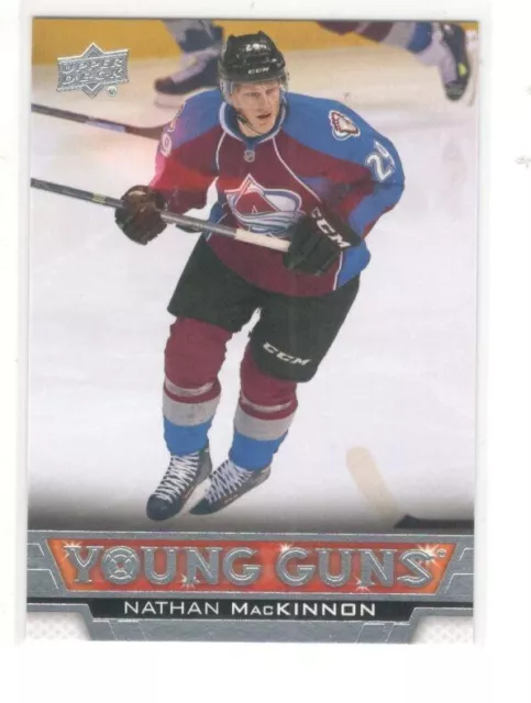2013-14  Upper Deck Ud Young Guns Rc # 238 Nathan Mackinnon Colorado Avalanche