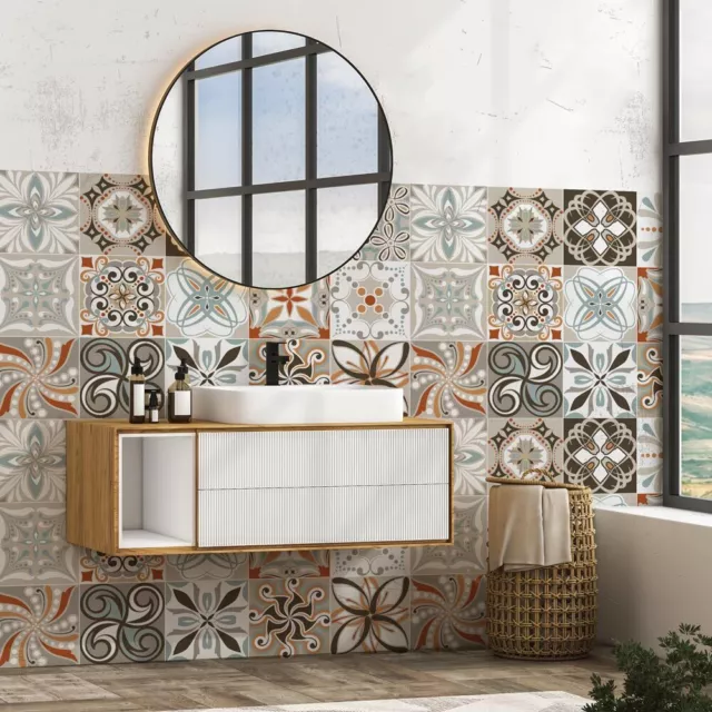 Decori vintage | Adesivi per piastrelle in pvc per bagno e cucina