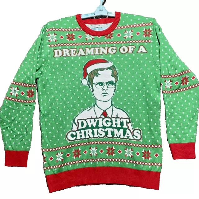 Tipsy Elves Ugly Christmas Sweater The Office Dwight Schrute Christmas Size L