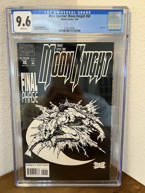 Marc Spector Moon Knight #60 Comic Book CGC Graded 9.6 1994 Last Issue WP!