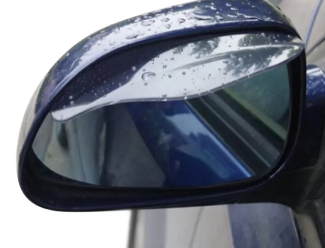 4 Stück Autospiegel Regenschutz, Kohlefaser Seitenspiegel