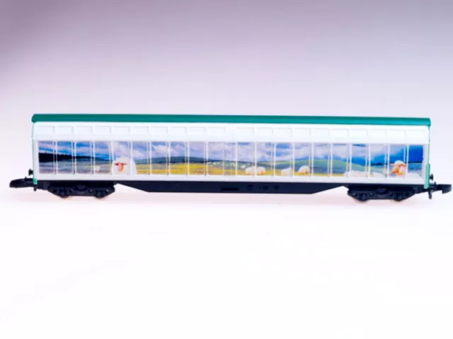 Marklin Z-scale High-Capacity Sliding Wall Box car IRELAND with sheep