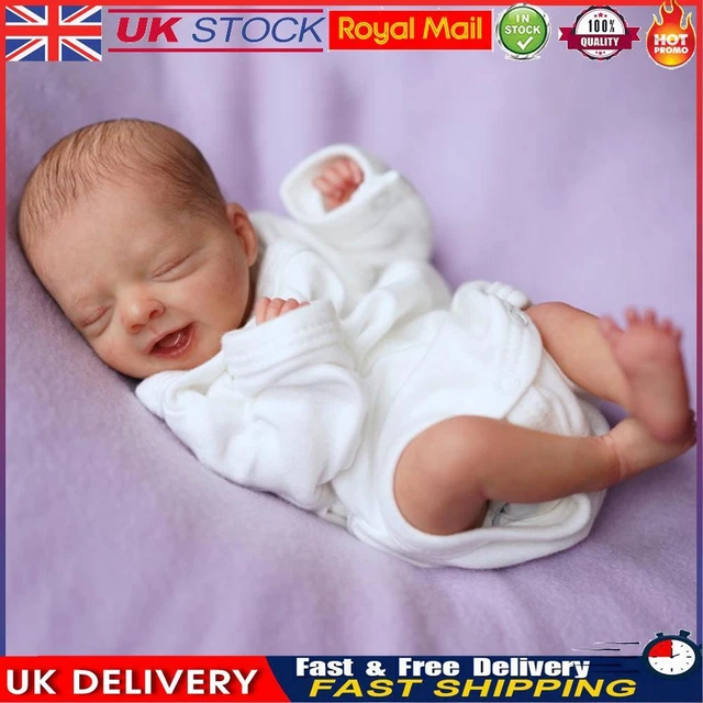 Soft Touch Unfinished Reborn Doll Kit Hand-assembled Infant Real Emotions Baby