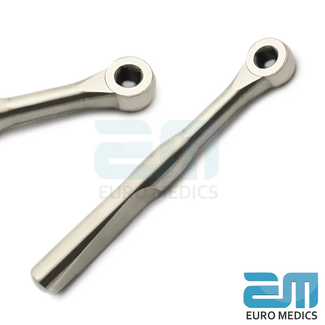 Hex Instrument DENTAL IMPLANT TORQUE Wrench Ratchet Angle 4.0mm Square Driver Hex ...