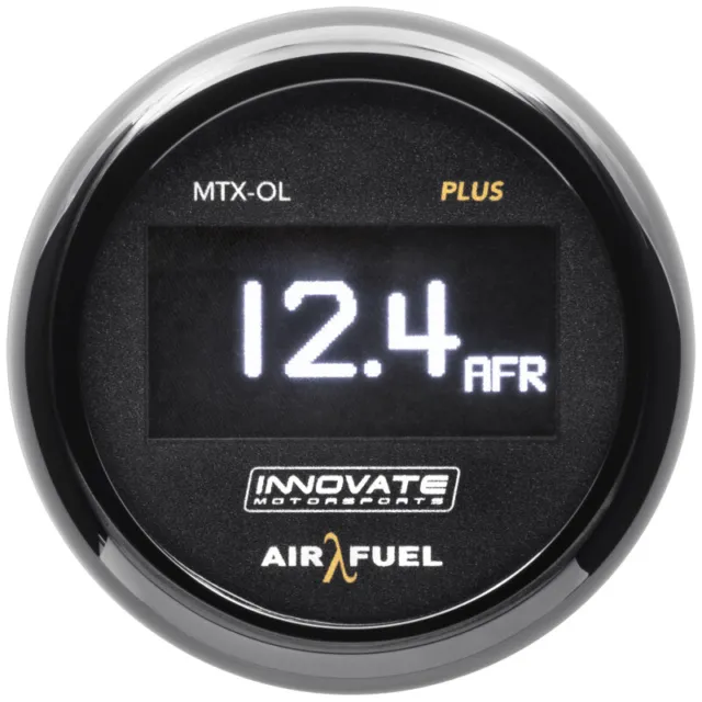 Innovate MTX-OL PLUS Wideband Digital Air/Fuel Ratio OLED Gauge Kit 8ft w/O2 Sen