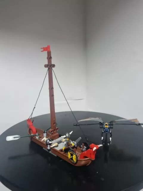 LEGO Vikings (7016): Viking Boat against the Wyvern Dragon, Near Complete.