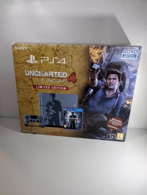 Sony PS4 1TB - Uncharted 4 A Theifs End Edition - Boxed And Tested