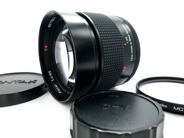 Contax Carl Zeiss Planar T* MF Objektiv 85mm F/1,4 AEG aus JAPAN