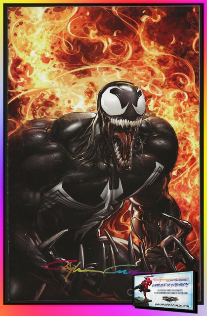 KING IN BLACK #1 (2021) Clayton Crain Infinity Signed Ltd Virgin ...