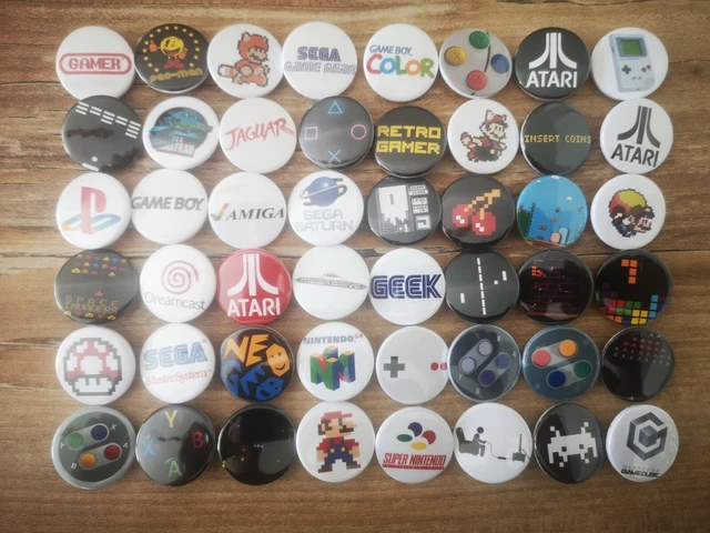 PACK LOT BADGE Pin Button Symbole Retro Vintage Année 90 *48 EUR 25,00