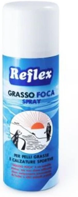 GRASSO DI FOCA SPRAY per SCARPE 270 ML IMPERMEBILIZZA - LUCIDA - RAVVIVA