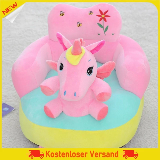Cartoon Child Stool Cover Soft Animal Infant Chair Case Elastic Unisex No Filler