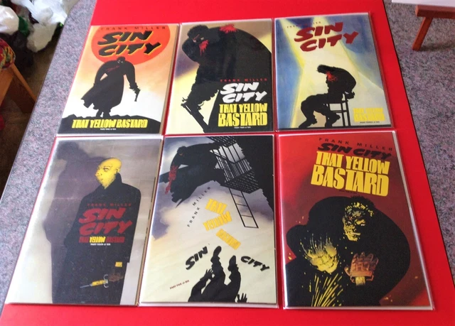 Sin City: That Yellow Bastard #1 to #6 Set Frank Miller High Grade Dark Horse