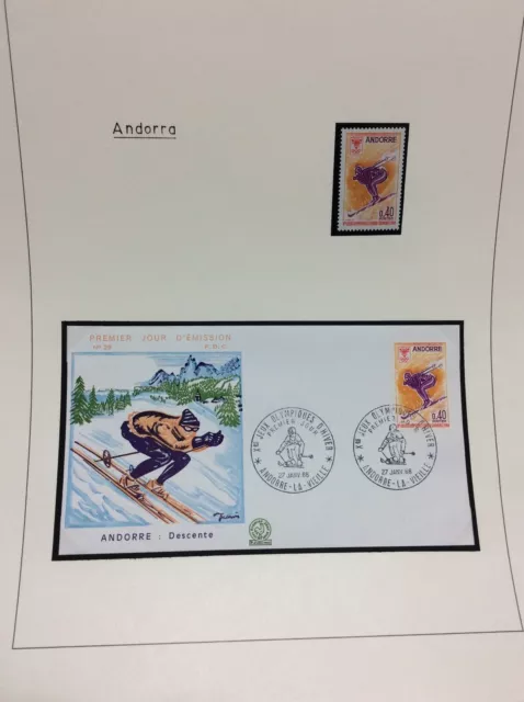 Mexico Olympic Games 1968 Massive Cover Sale: Andorra