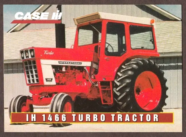 Ertl 95 Harvest Heritage Trading Card #C13 IH 1466 Turbo Tractor Rare Vintage