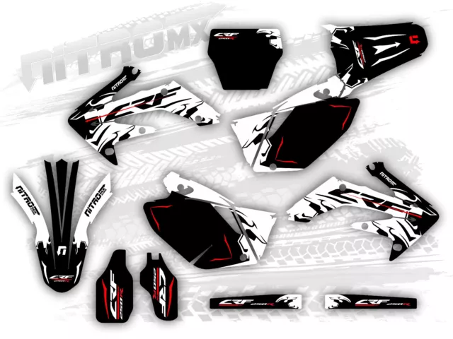 Honda CRF 250R 250 R 2004 2005 Motocross Graphics Kit Decals made by NitroMX
