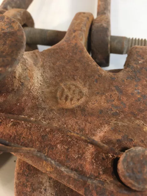 vintage antique barn door roller 3