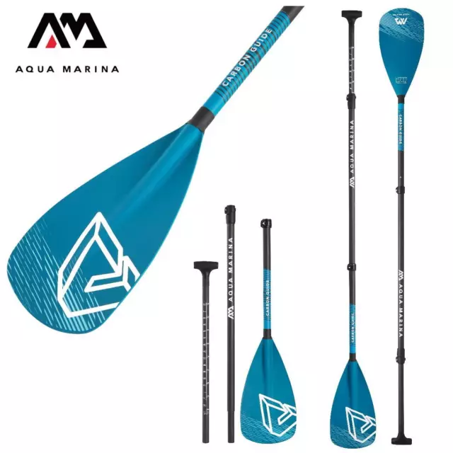 Aqua Marina CARBON GUIDE SUP Paddel Stand up Paddle 3-teilig super leicht 950g