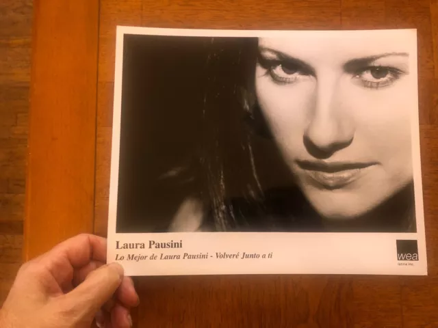 Singer & Musician Laura Pausini Rare Vintage 10X8 Press Photo