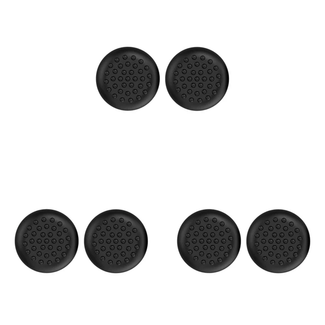 PS4 Thumb Grips 4 Pack Controller Rubber Caps Dot Pimple Nero - Foto 10