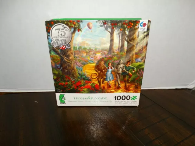 75th Anniversary The Wizard of Oz Thomas Kinkade Jigsaw Puzzle 1000 Pieces