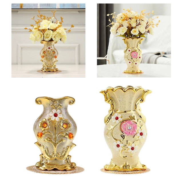 2 Pièces Vases à Fleurs Décoration de Table Pot de Fleur pour Le Salon