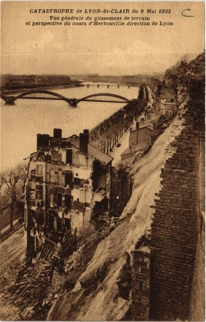 CPA 69 LA Catastrophe De Lyon St Jean La Breche Ouverte Au N°4 Rue Tramassac EUR 5,00 - FR