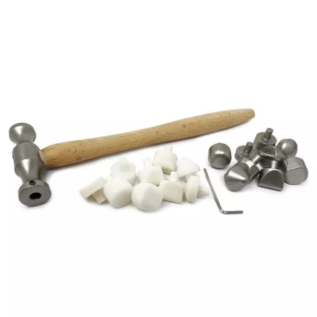 Wechselkopfhammer Nylon & Stahl Juweliere Umformen Hobeln x 18 Kopf