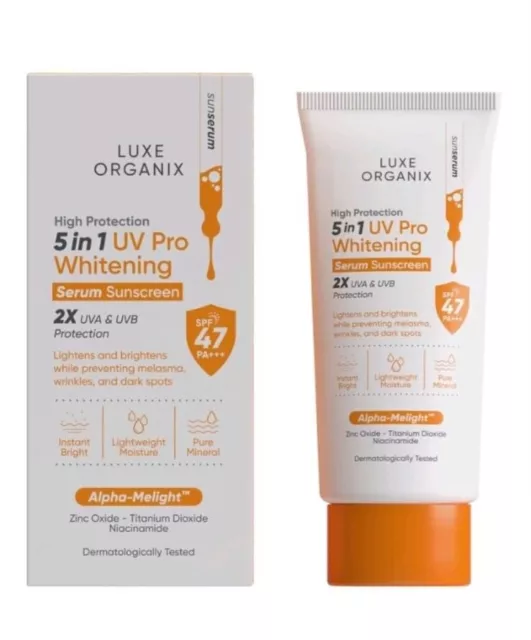 Luxe Organix 5in1 UV Pro Whitening Serum Sunscreen