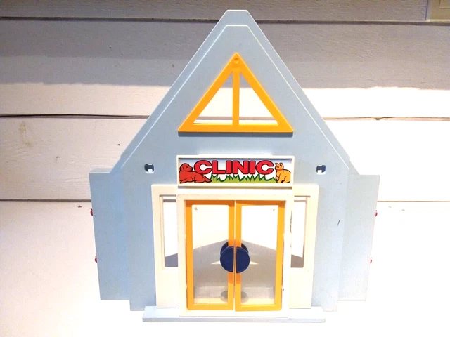 Playmobil Clinique Vétérinaire 4343 + Accessoires (Arbustes) - Occasion En Bon État - Jeu D'Imitation Complet